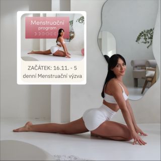 ✨ Výzva se odkryje celá najednou – ne po dnech. Díky tomu si ji můžeš spustit kdykoliv, jakmile dostaneš menstruaci....