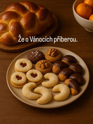 Vánoce nejsou o tom se hlídat. Ale ani o tom jíst celý den všechno. Trochu cukroví je v pohodě. Chaos není potřeba. A když...